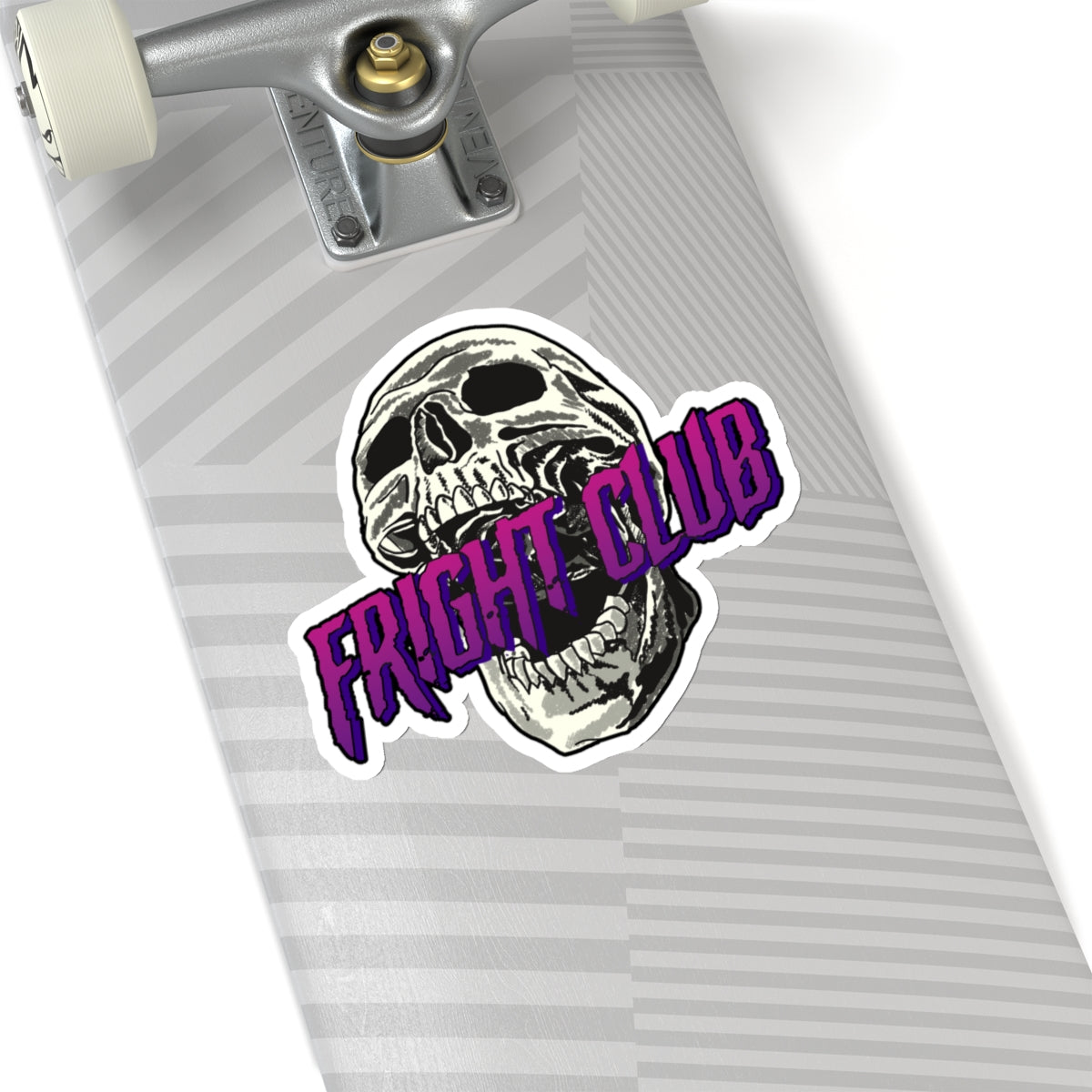 Fright Club Skull Sticker
