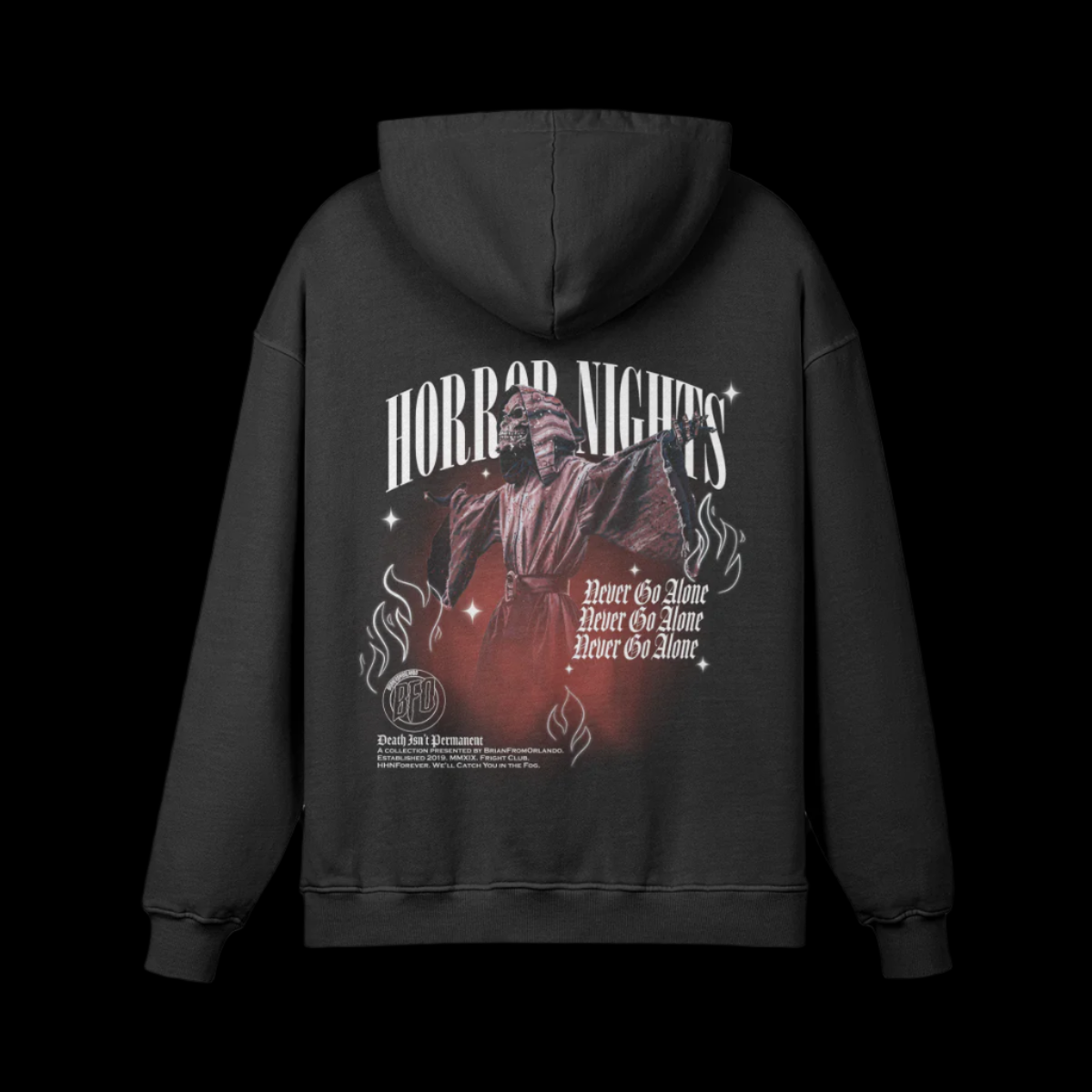 Flames Oversized Hoodie