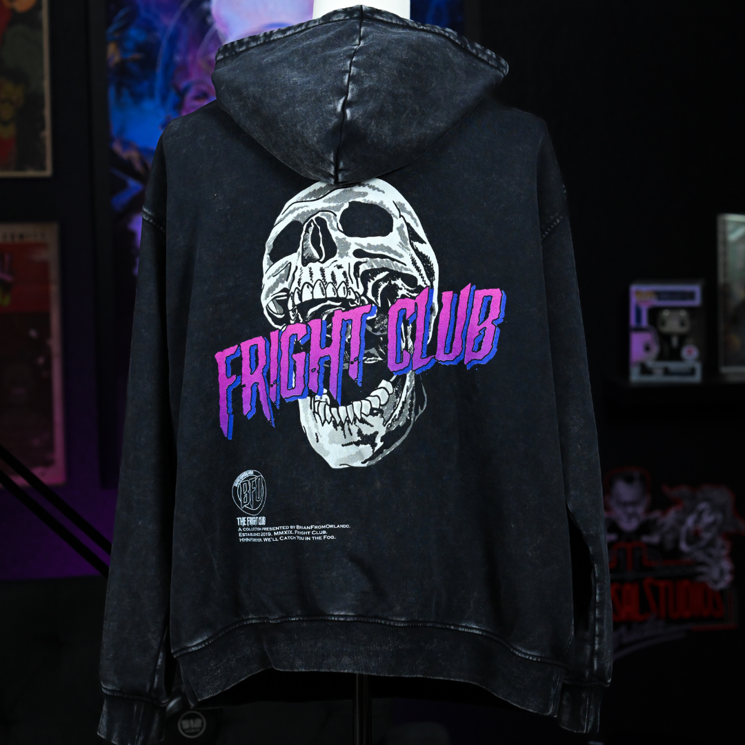 Fright Club Skull Oversized Hoodie