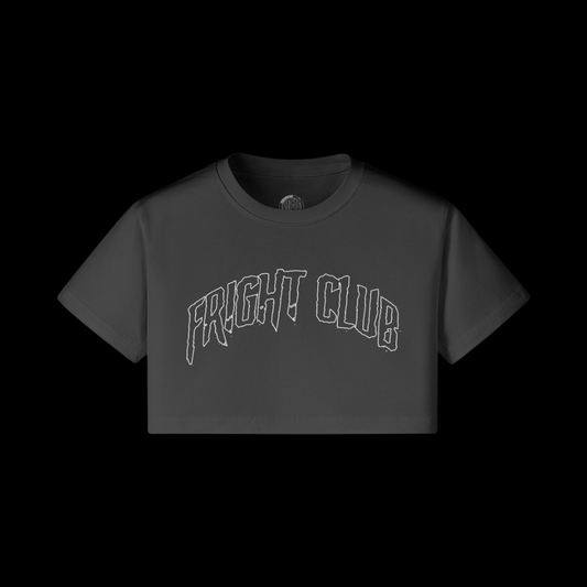 Fright Club Ladies Short Crop Tee