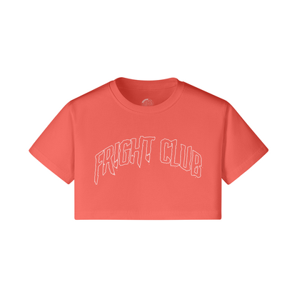 Fright Club Ladies Short Crop Tee